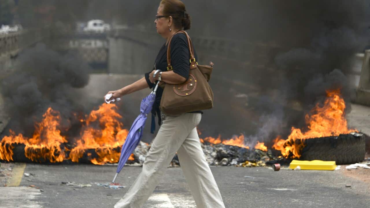Streets alight in Venezuela