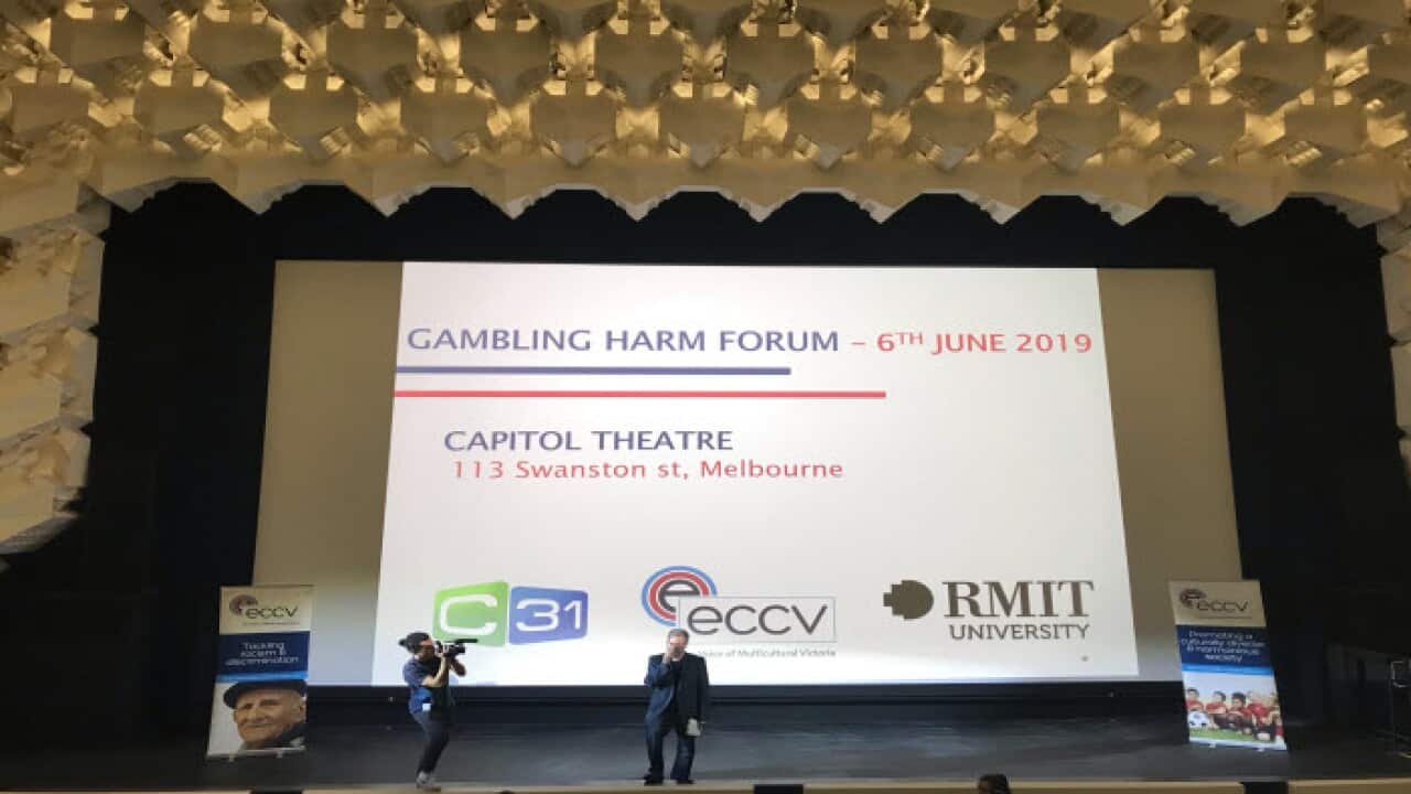 The Gambling Harm forum at the Capitol Theatre in Melbourne