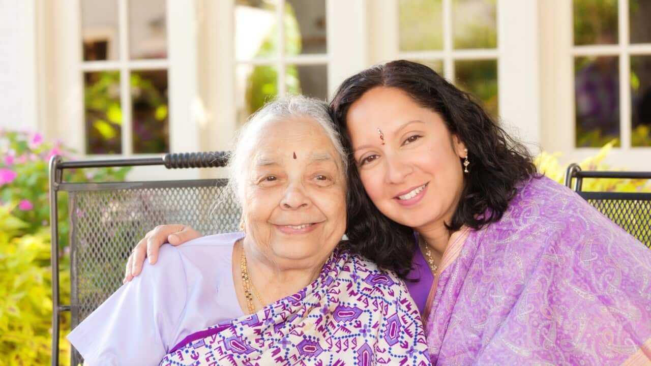 Indian Family—Mother and Daughter