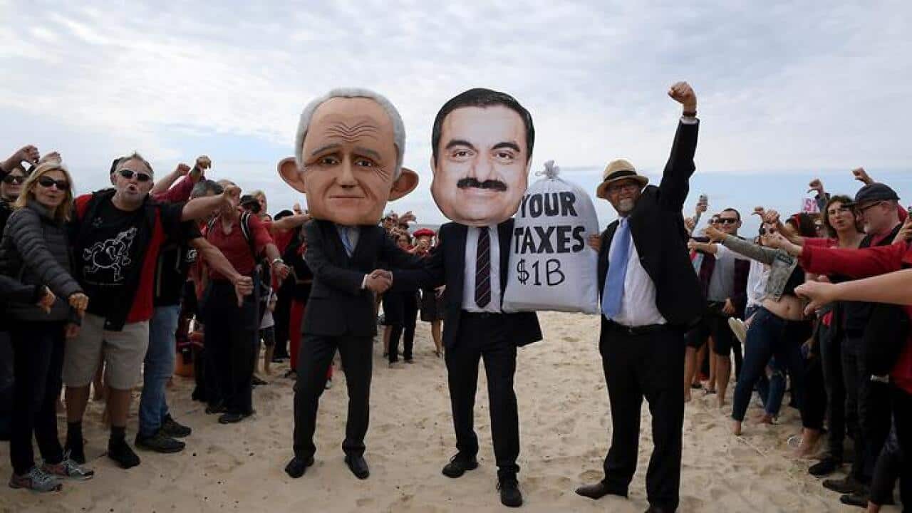 Adani coal mine protest