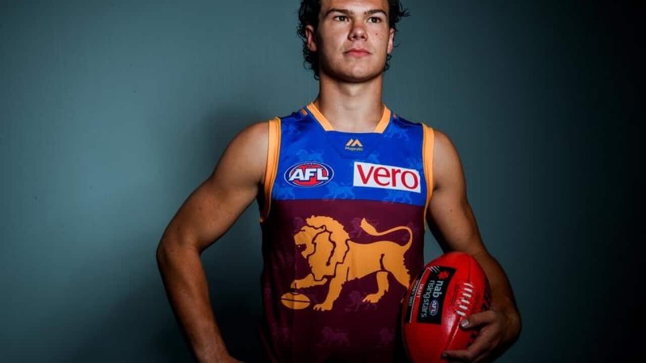 Cameron Rayner No.1 draft pick for the Brisbane Lions.