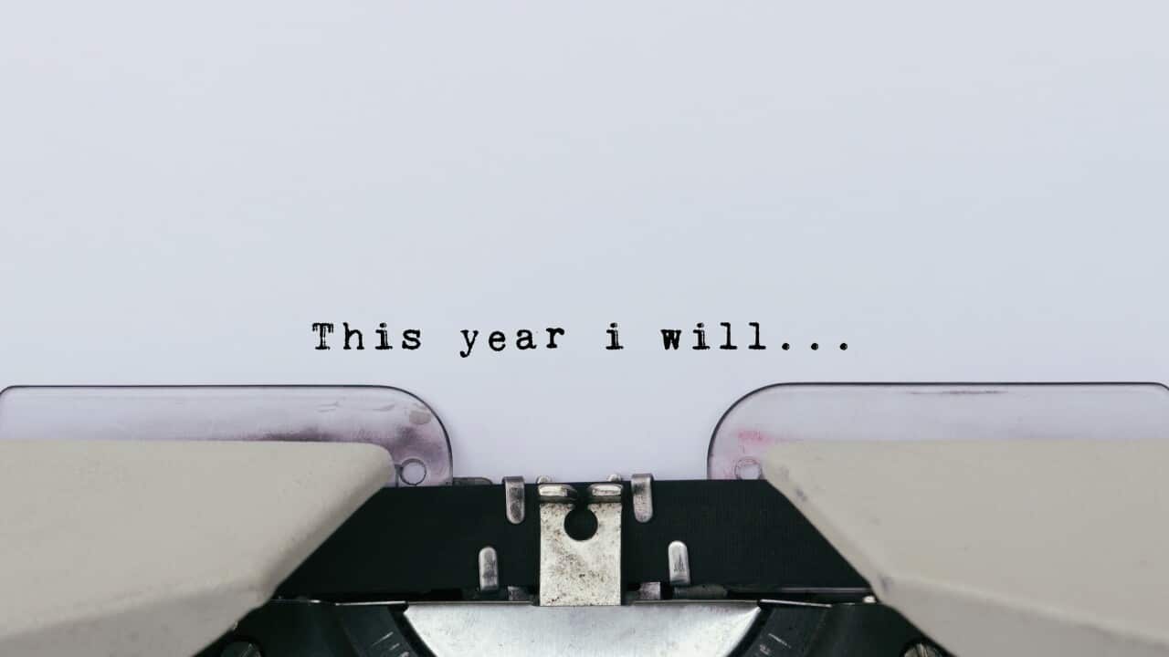 This year i will text on a vintage typewriter