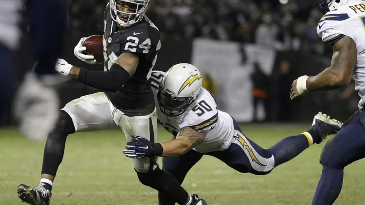 Oakland Raiders' Charles Woodson.