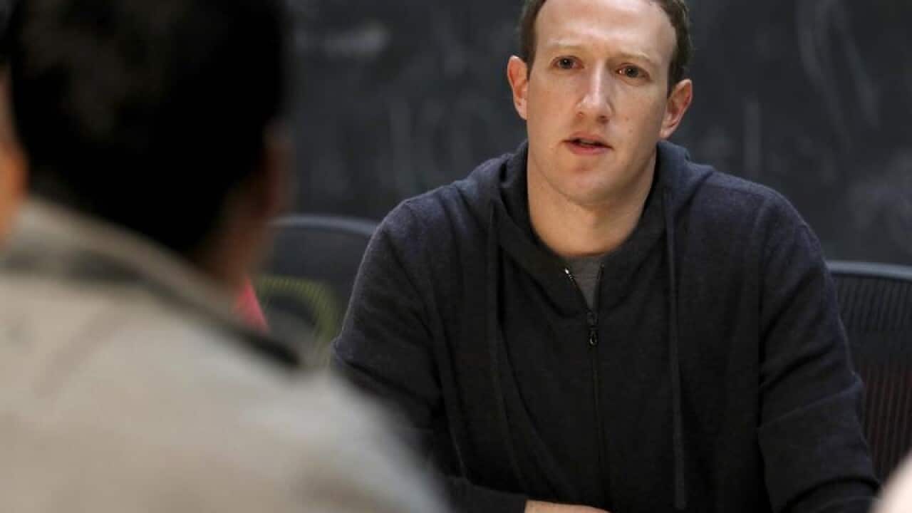 A file photo of Facebook CEO Mark Zuckerberg