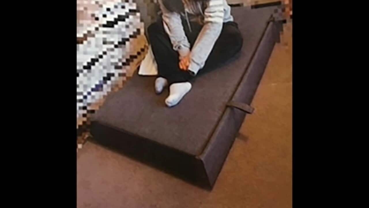 Screenshot from kidnap scam video.