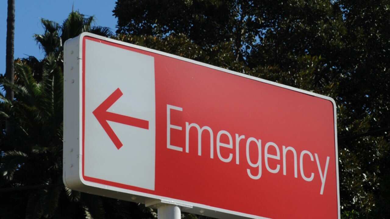 Signage around St Vincent's Hospital in Darlinghurst, Sydney
