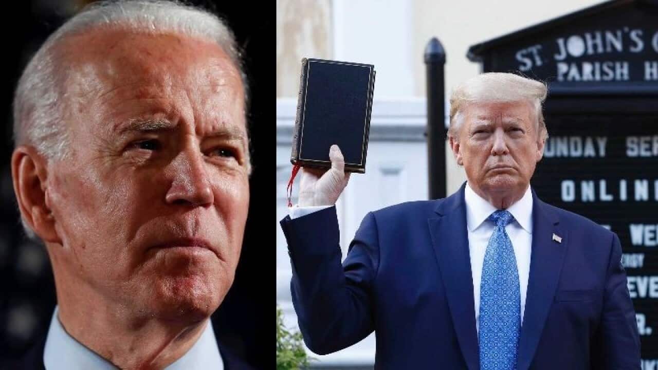 Joe Biden and Donald Trump
