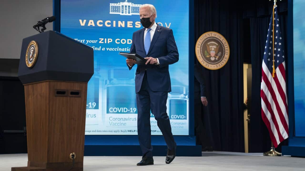 President Joe Biden announces the full FDA approval of the Pfizer-BioNTech coronavirus vaccine
