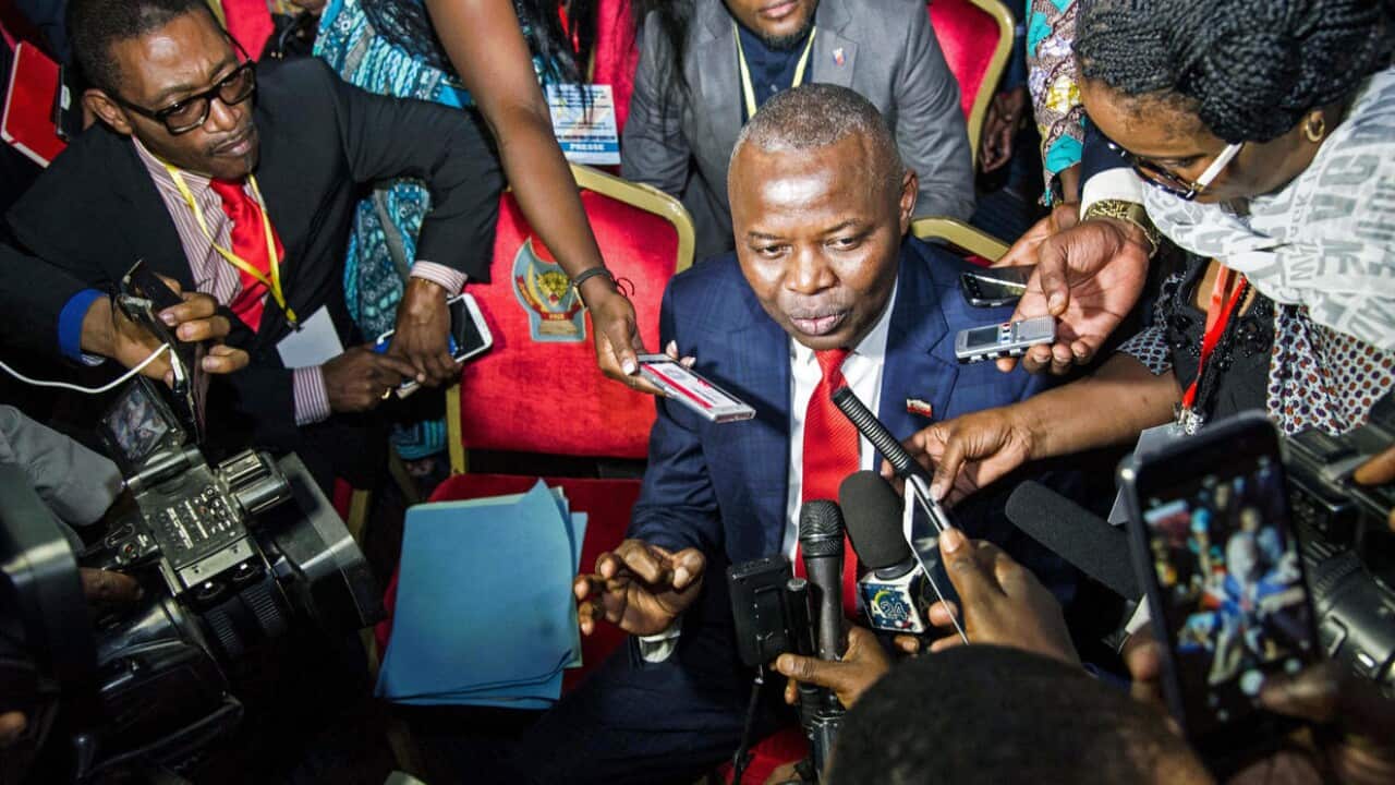 Vital Kamerhe azungumza na waandishi wa habari