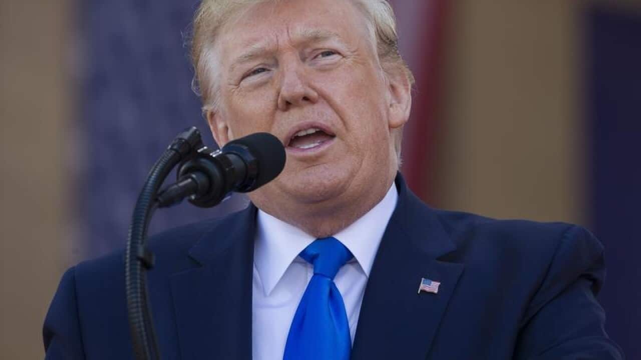 US President Donald Trump