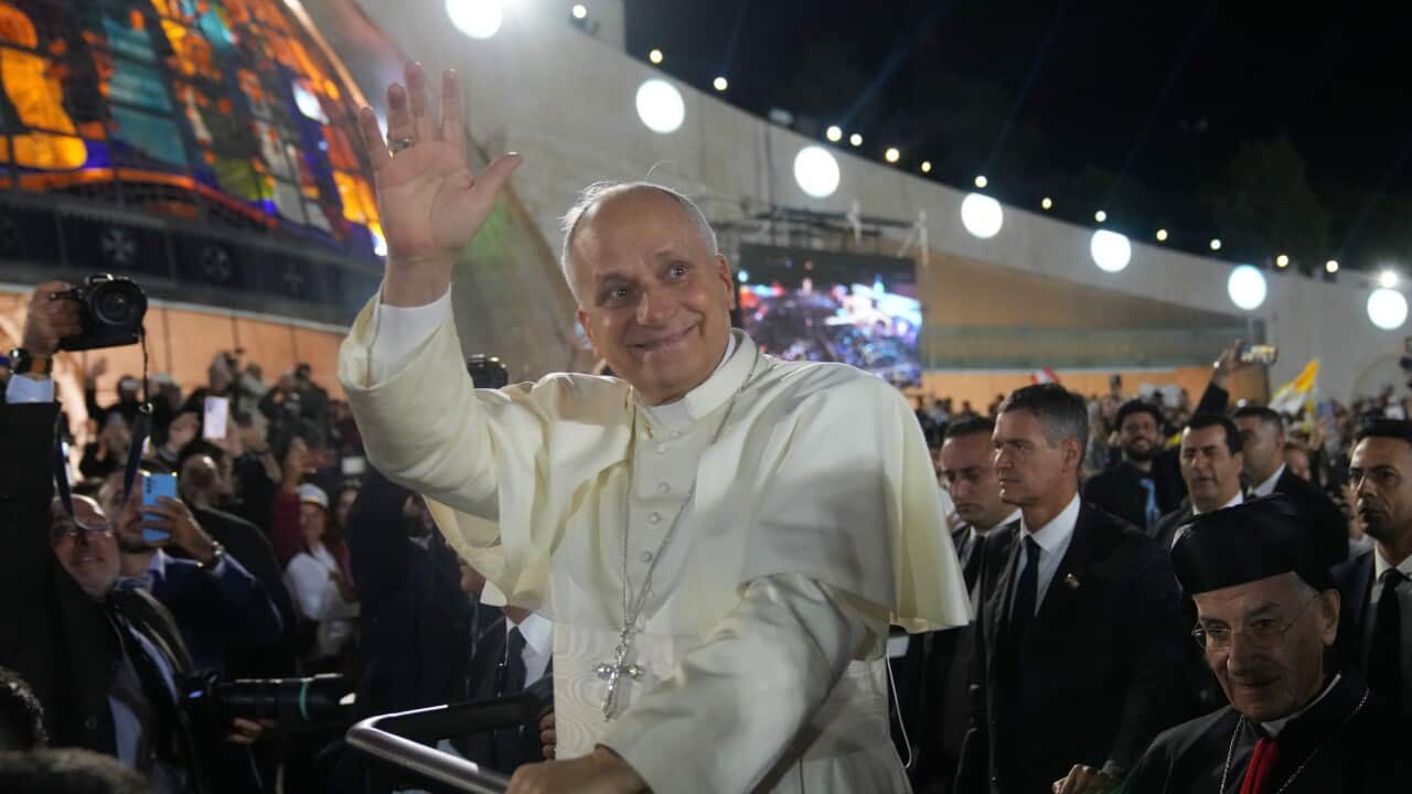 APTOPIX Lebanon Mideast Pope