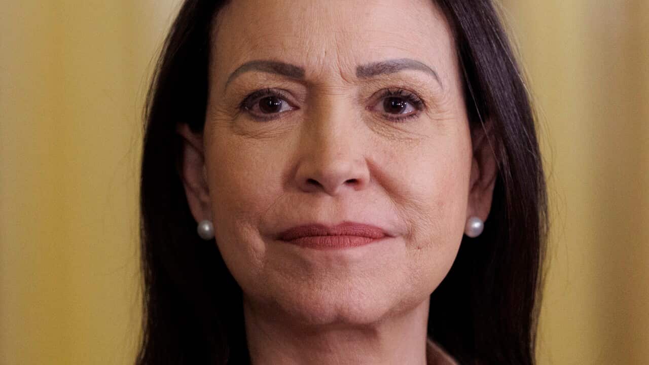 Venezuelan opposition leader Maria Corina Machado meets US Representatives at US Capitol