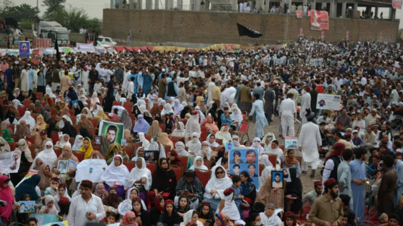 Pashtun Tahafuz Movement gathering in Peshawar