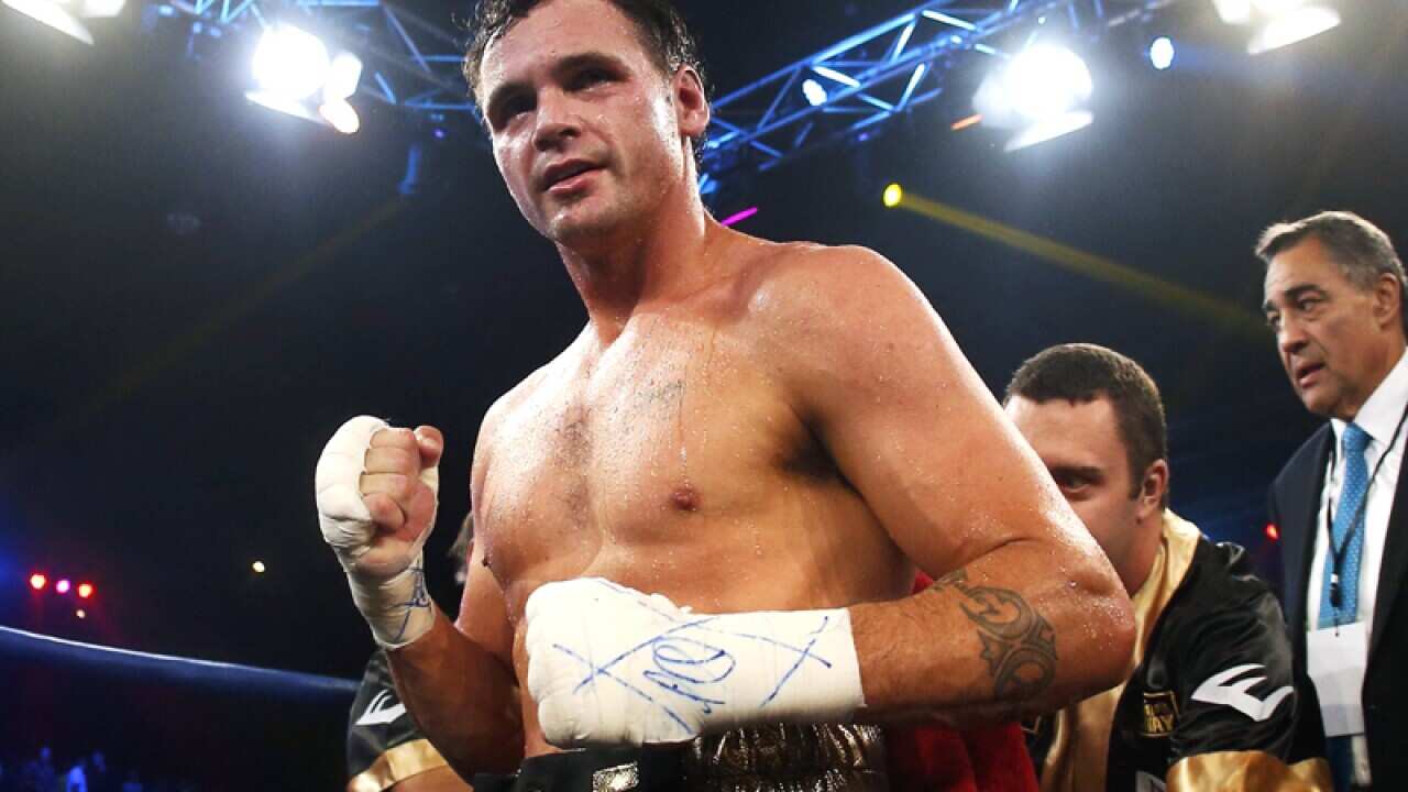 Australian boxer Daniel Gaele