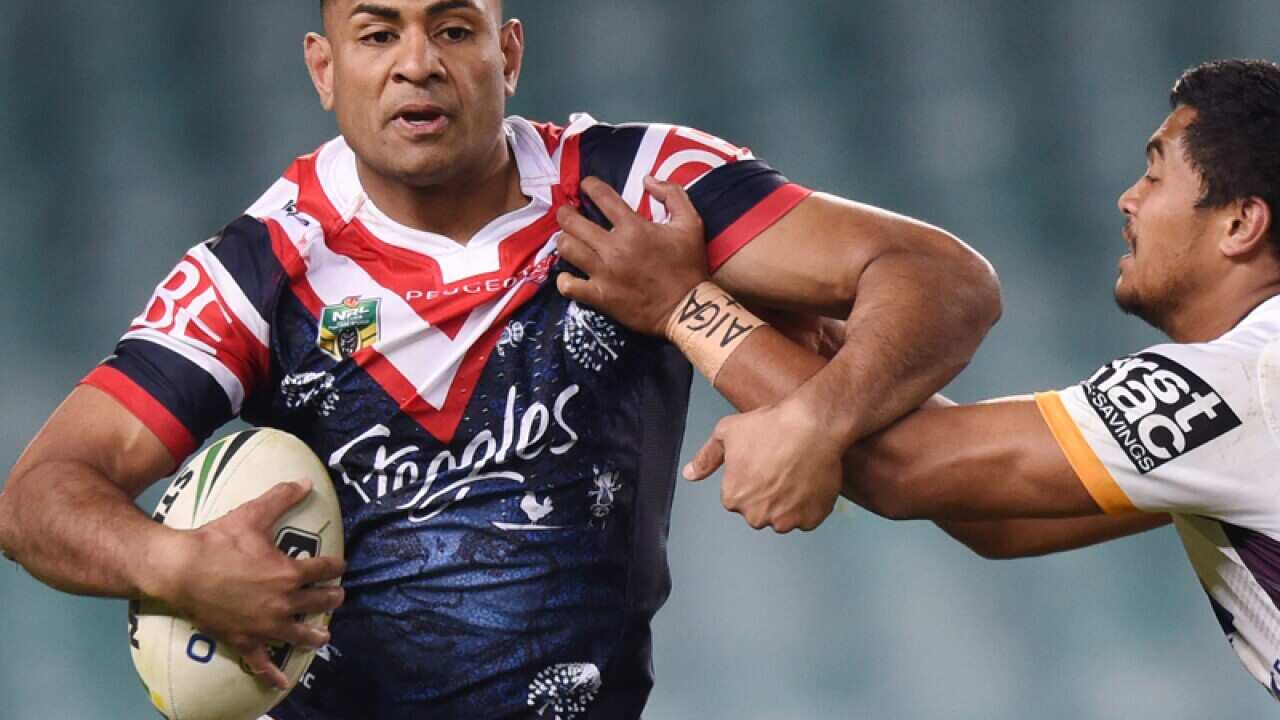 Daniel Tupou of the Roosters