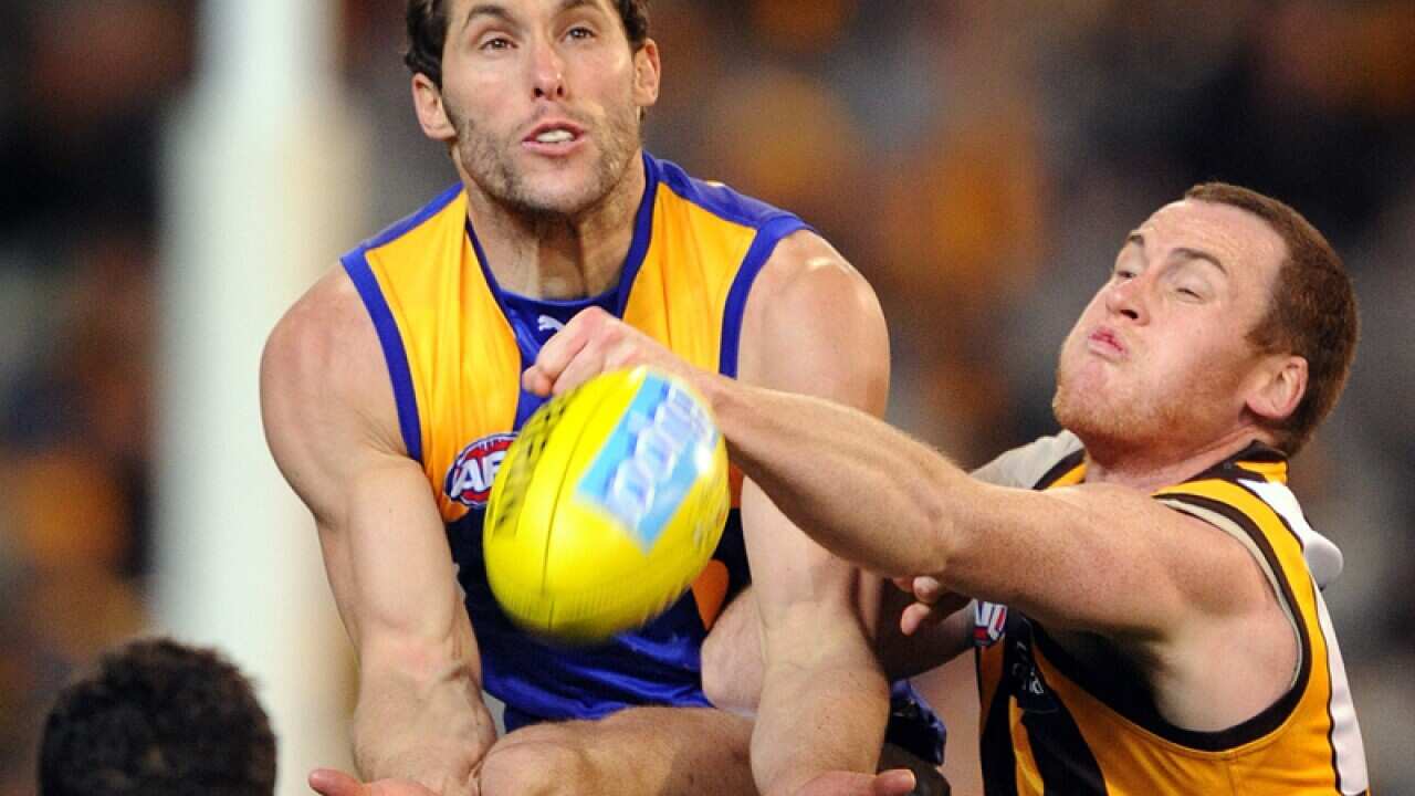 West Coast Eagles AFL player Darren Glass