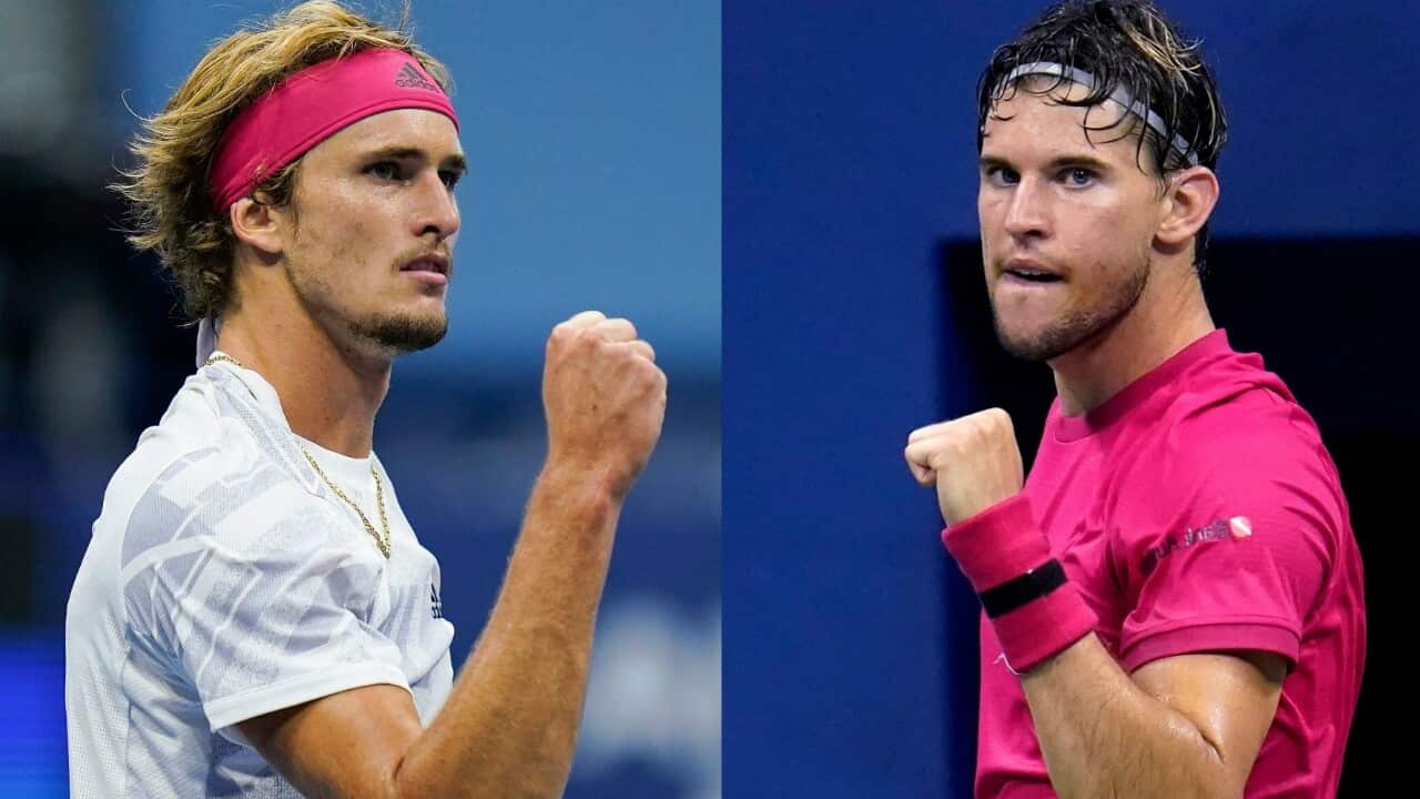 Zverev Thiem US Open men's final