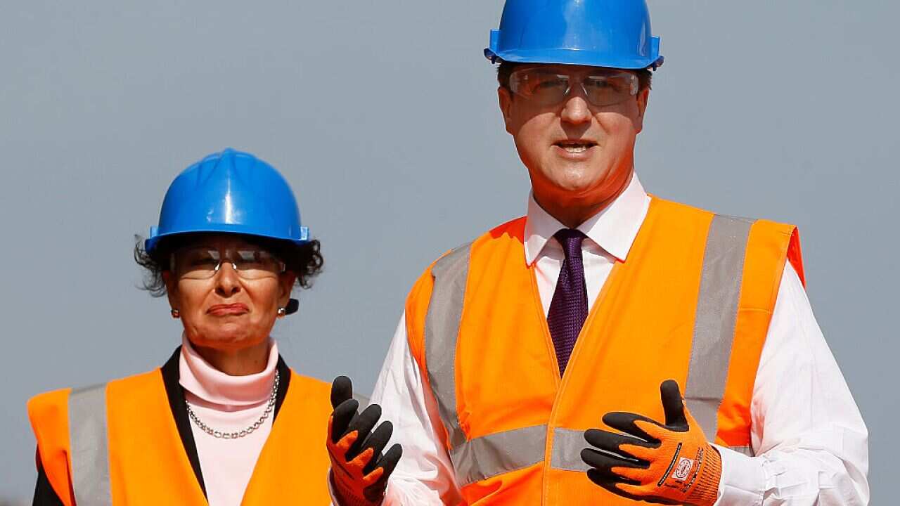 The Conservative Party Election Campaign Tour Bus Week Two