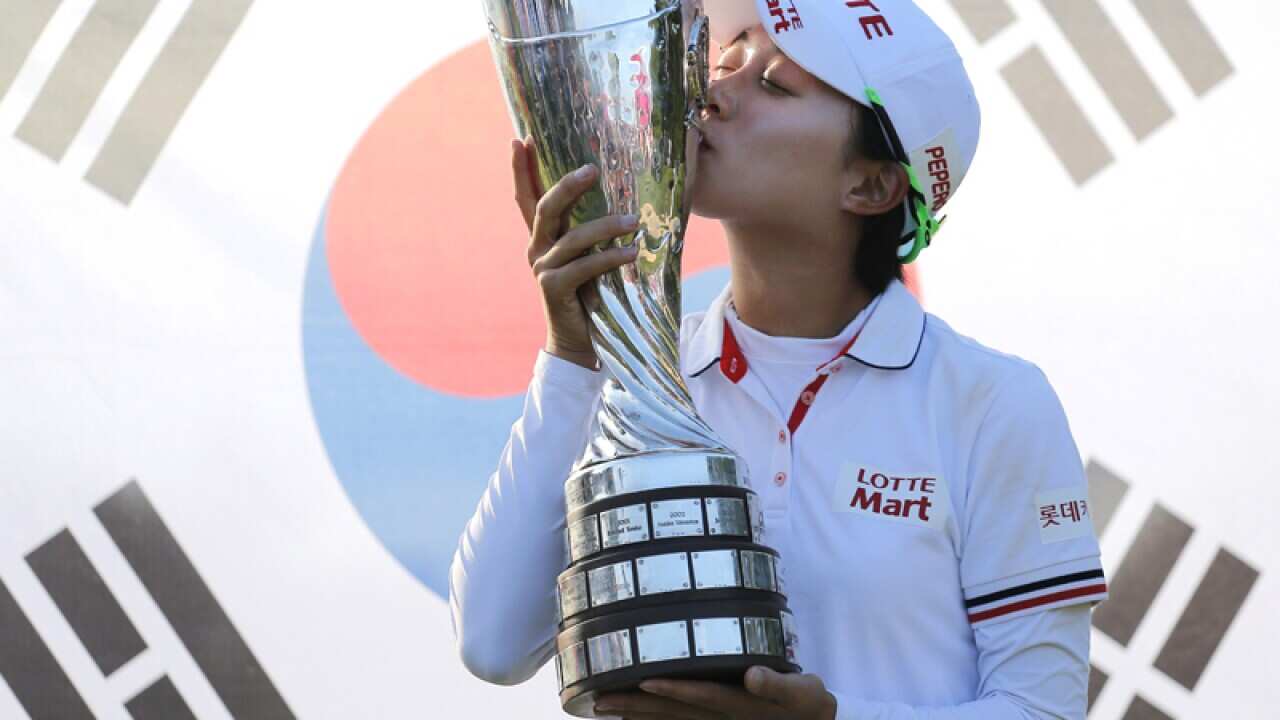 South Korean golfer Kim Hyo-Joo
