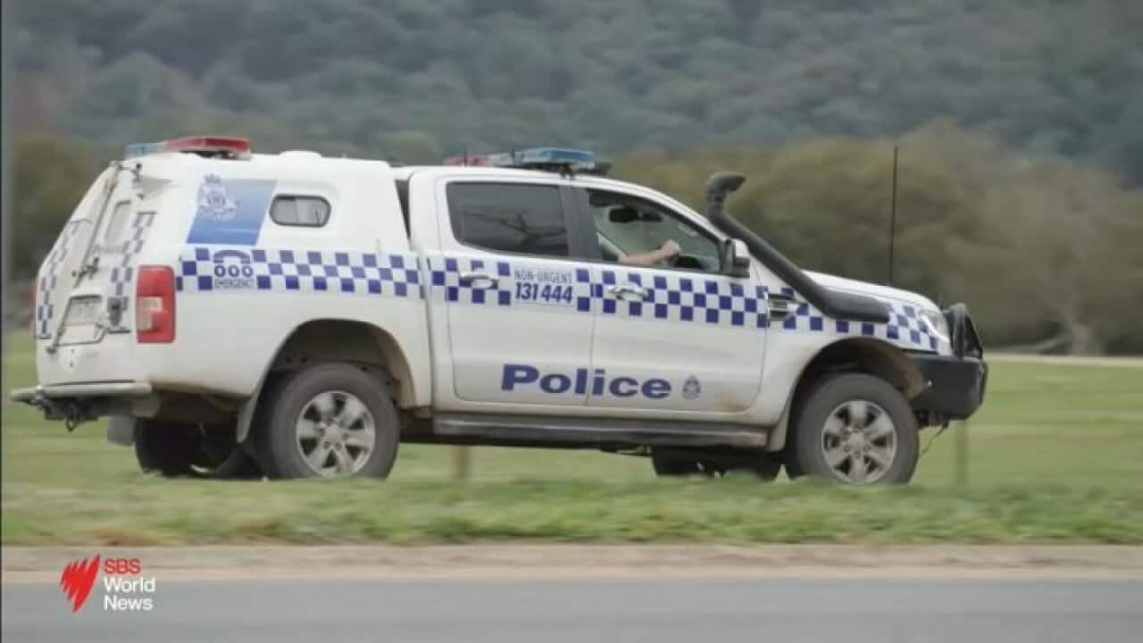 Journalist reports on Victorian Police officers being shot dead in an ambush