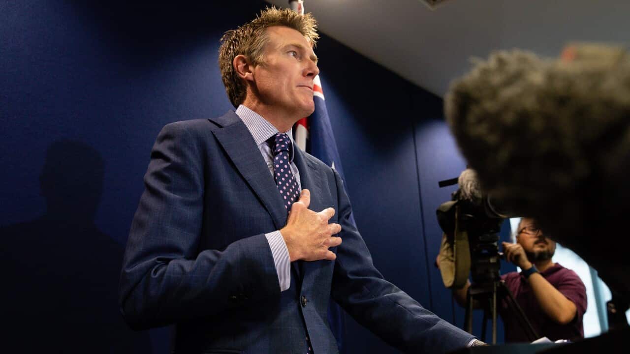 Attorney-General Christian Porter addresses media in Perth