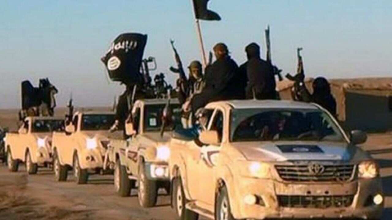 Militants of the Islamic State group