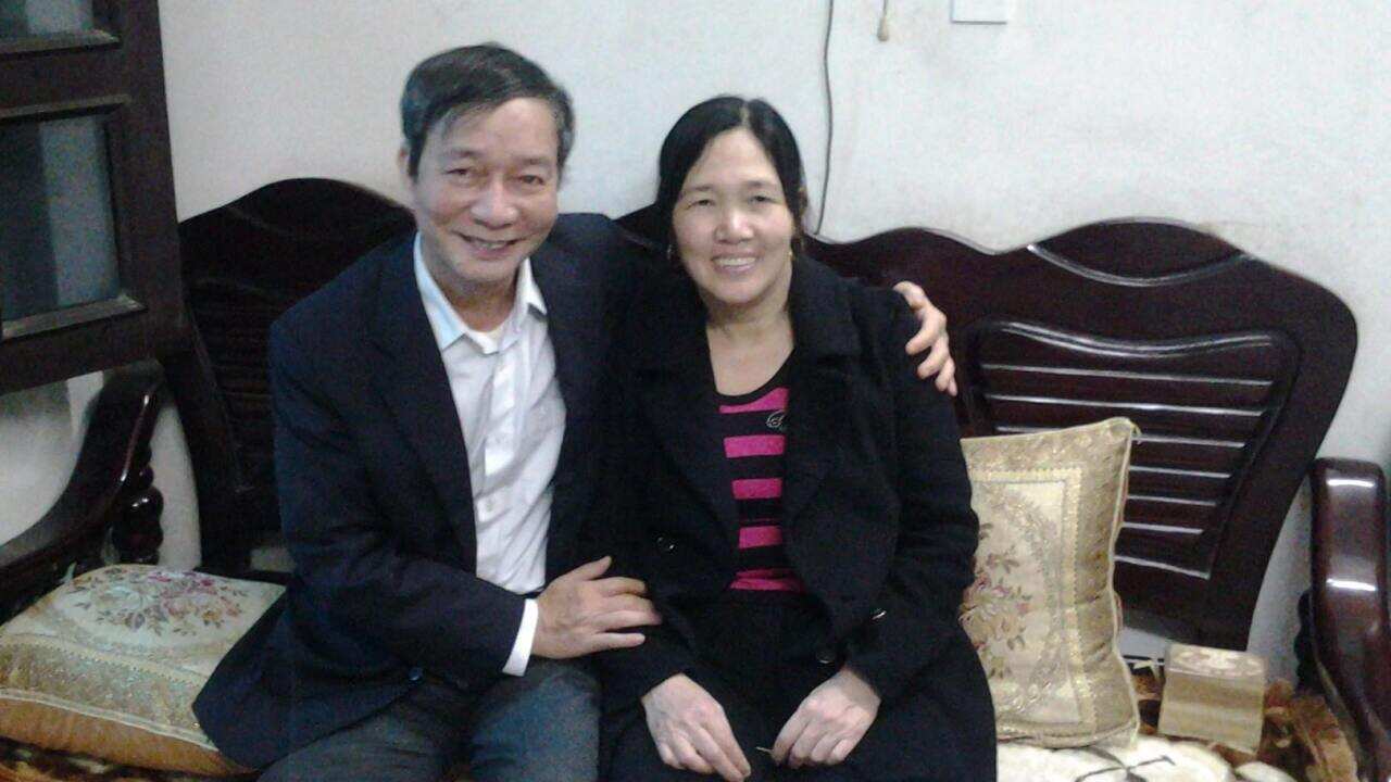 Ông Nguyễn Tường Thụy và vợ - bà Phạm Thị Lân