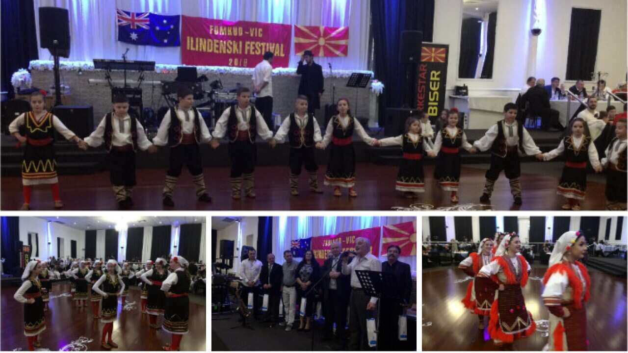 Macedonian folk dancing
