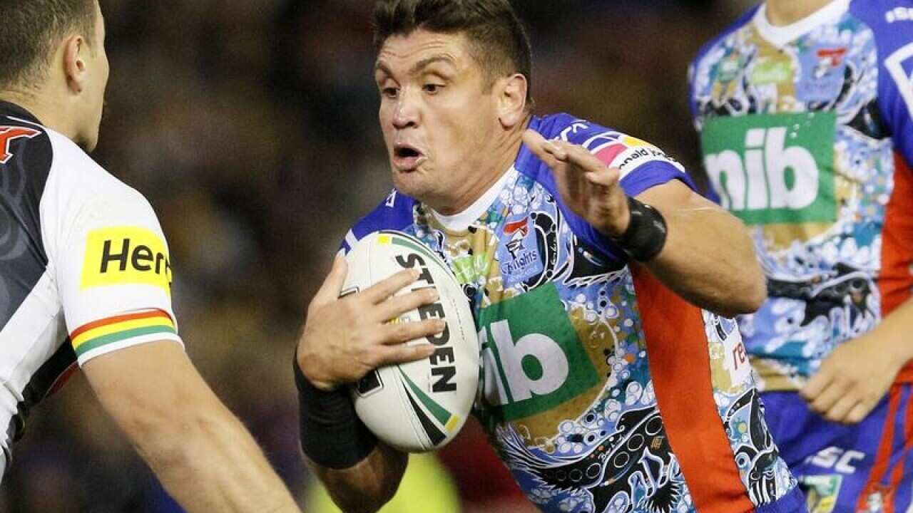 Newcastle Knights forward Chris Heighington