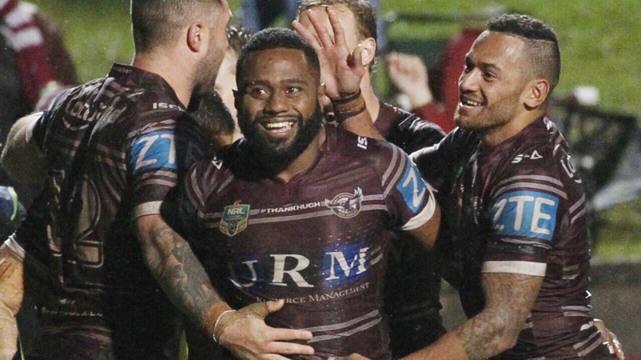 kuila Uate (centre) of the Eagles