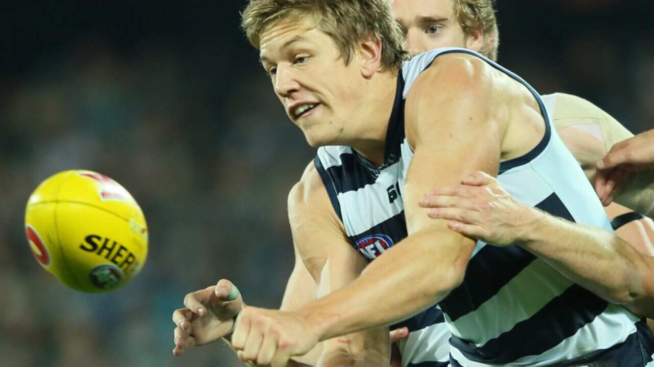 Geelong ruckman Rhys Stanley