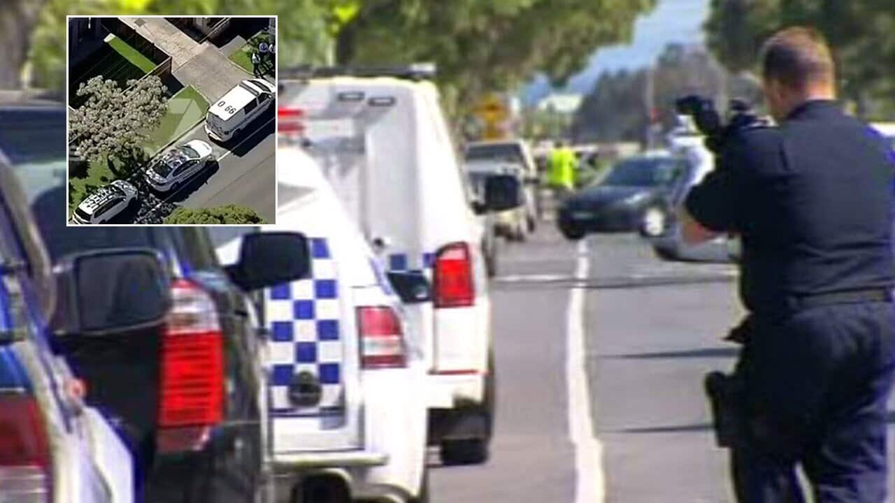 7 News photos of the scene where a boy was found unresponsive in a hot car in Melbourne. 