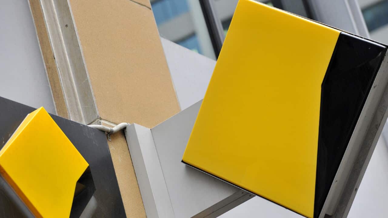 Commonwealth Bank of Australia signage in Sydney