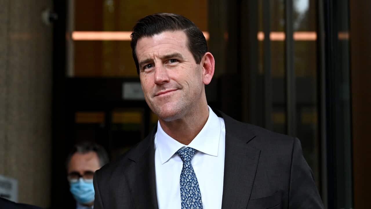 Ben Roberts-Smith leaves the Federal Court in Sydney