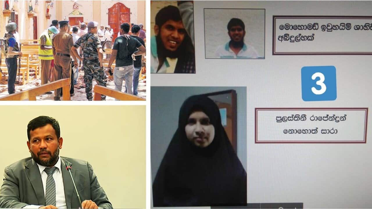 Pulasthini, the wife of a deadly Easter terrorist, is alive and Bathiudeen takes court orders to prevent his arrest