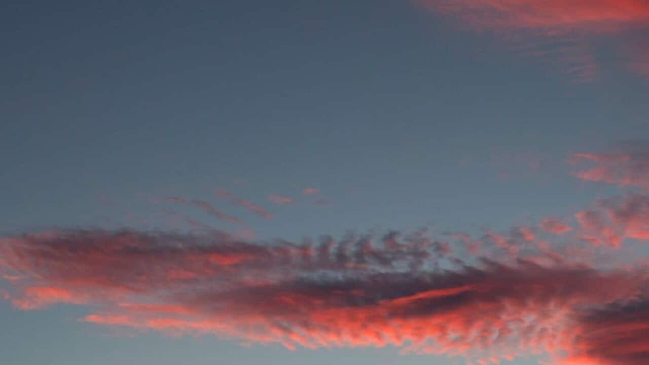 Migrants are silhouetteed while waiting for the permission to board the train heading to the Serbian border, near the city of Gevgelija, The FYRM