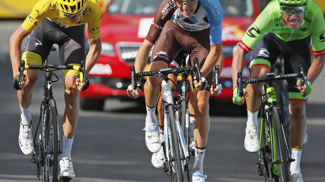 Romain Bardet is just 27 seconds behind Chris Froome