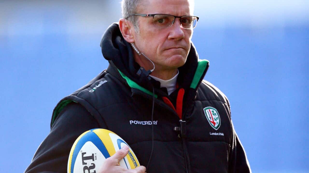 London Irish head coach Brian Smith