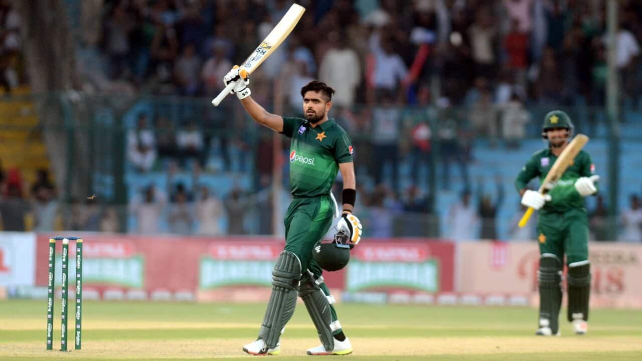Pakistani cricket captain Babar Azam (EPA/REHAN KHAN