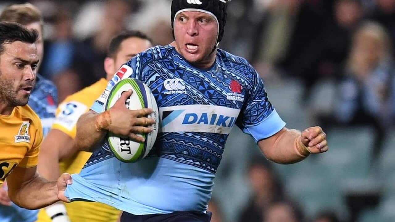 Damien Fitzpatrick of the Waratahs.