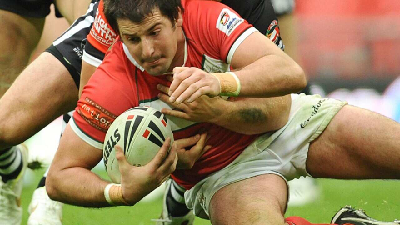 Welsh international rugby league player Danny Jones