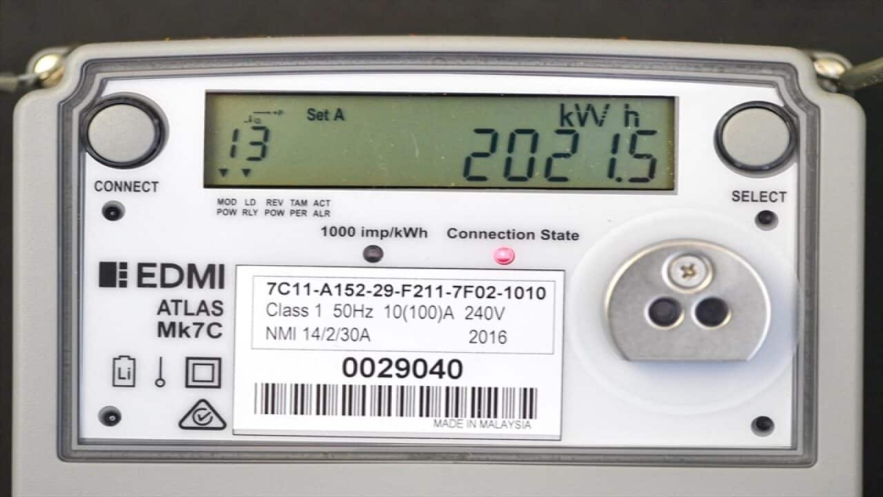 A file image of a home electricity meter.