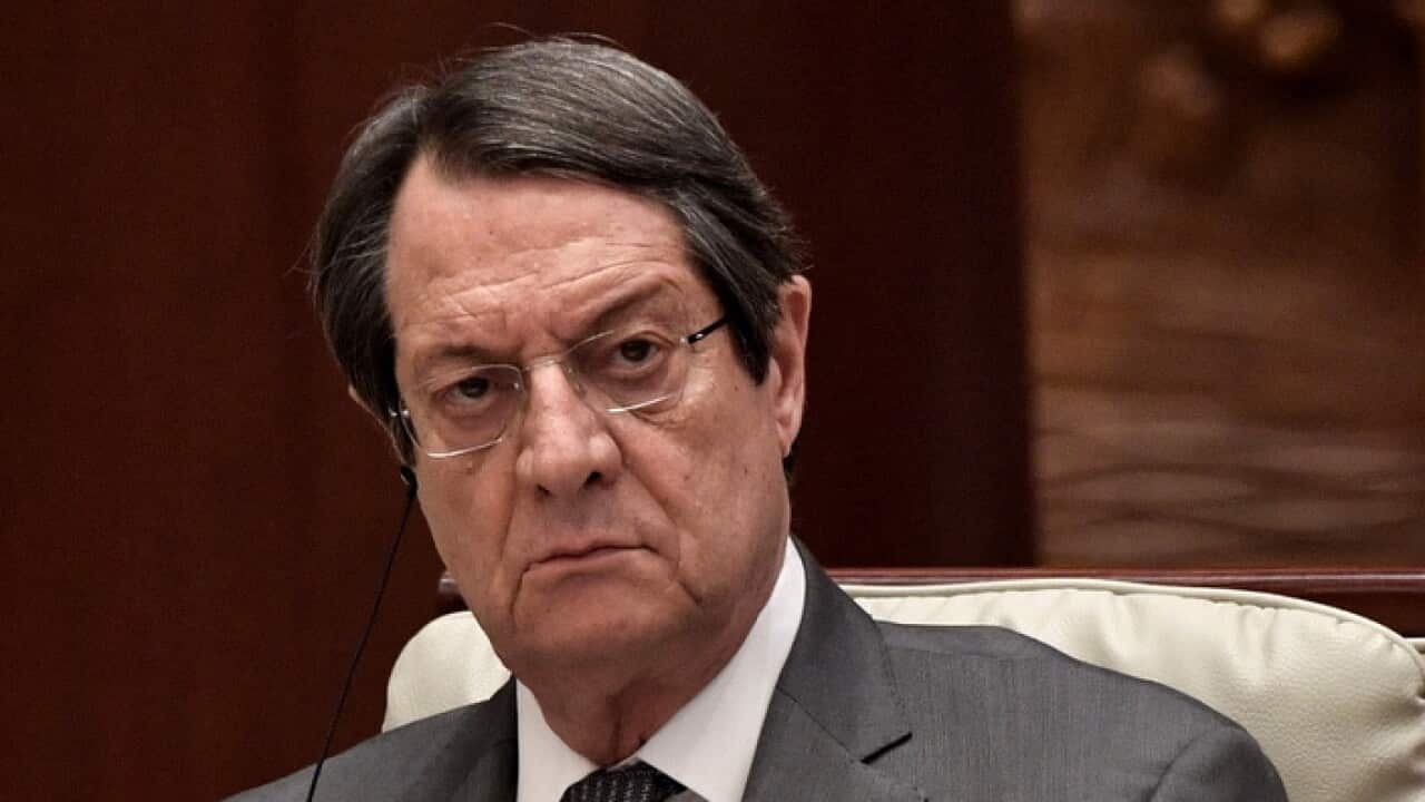 Cypriot President Nicos Anastasiades attends the Second Belt and Road Forum for International Cooperation (BRF) in Beijing, China, 27 April 2019. EPA/ALEXEY NIKOLSKY / SPUTNIK / KREMLIN POOL MANDATORY CREDIT