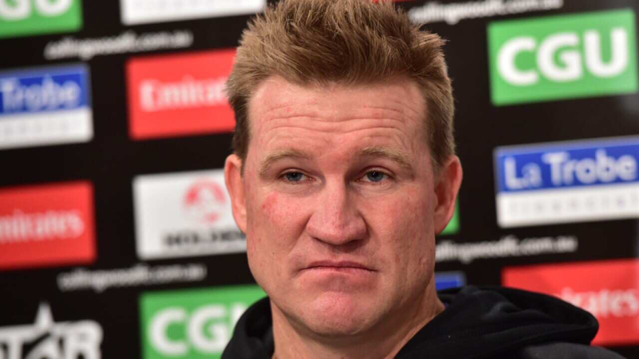 Collingwood AFL coach Nathan Buckley