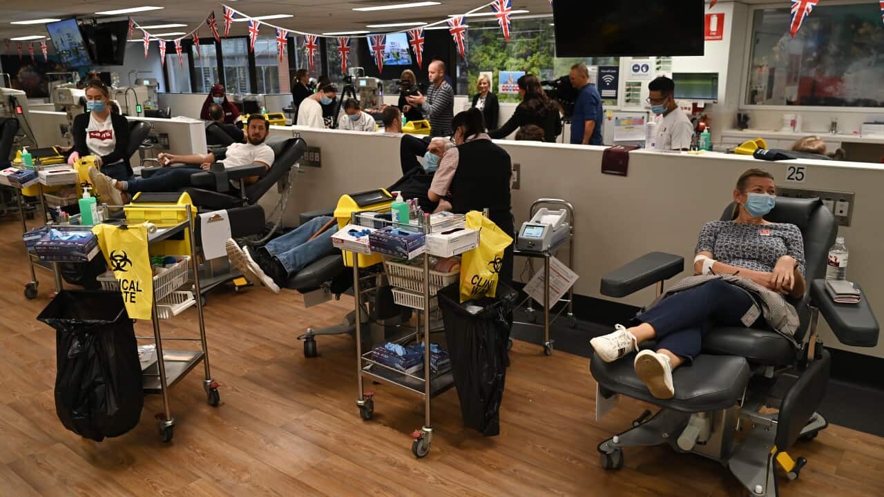 Donating blood