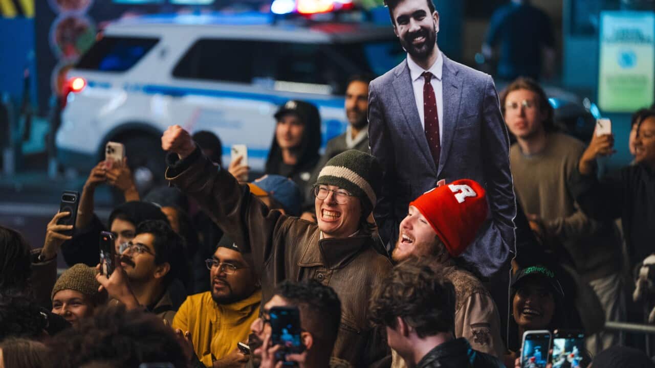 NY: Zohran Mamdani departs election night watch party