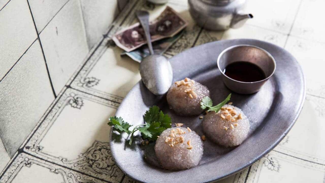 Thai pork and sago dumplings (saku sai moo) SBS Food