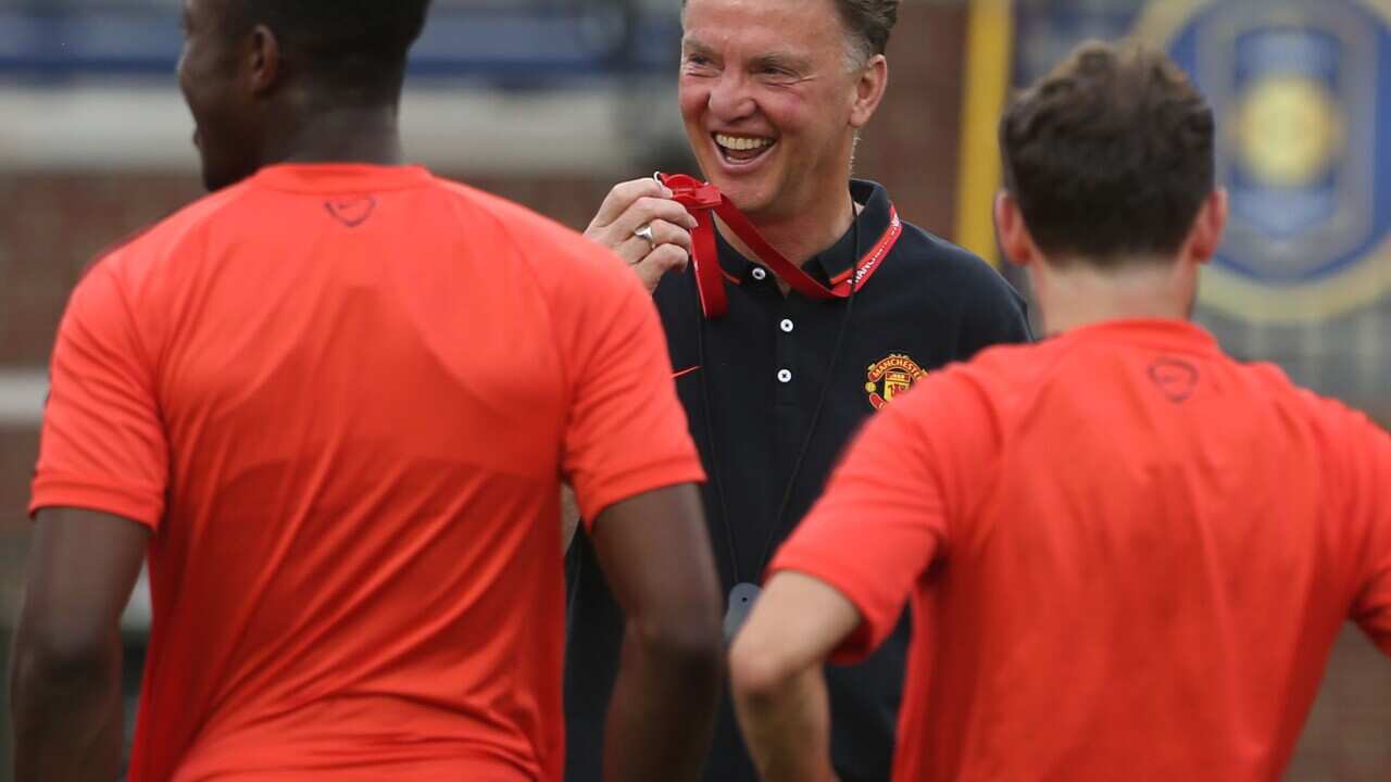 Manager Louis van Gaal of Manchester United 