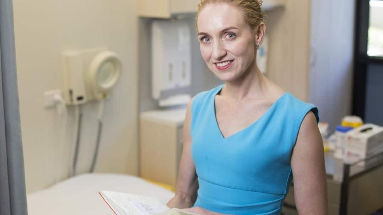 Professor Georgina Long at the Melanoma Institute Australia
