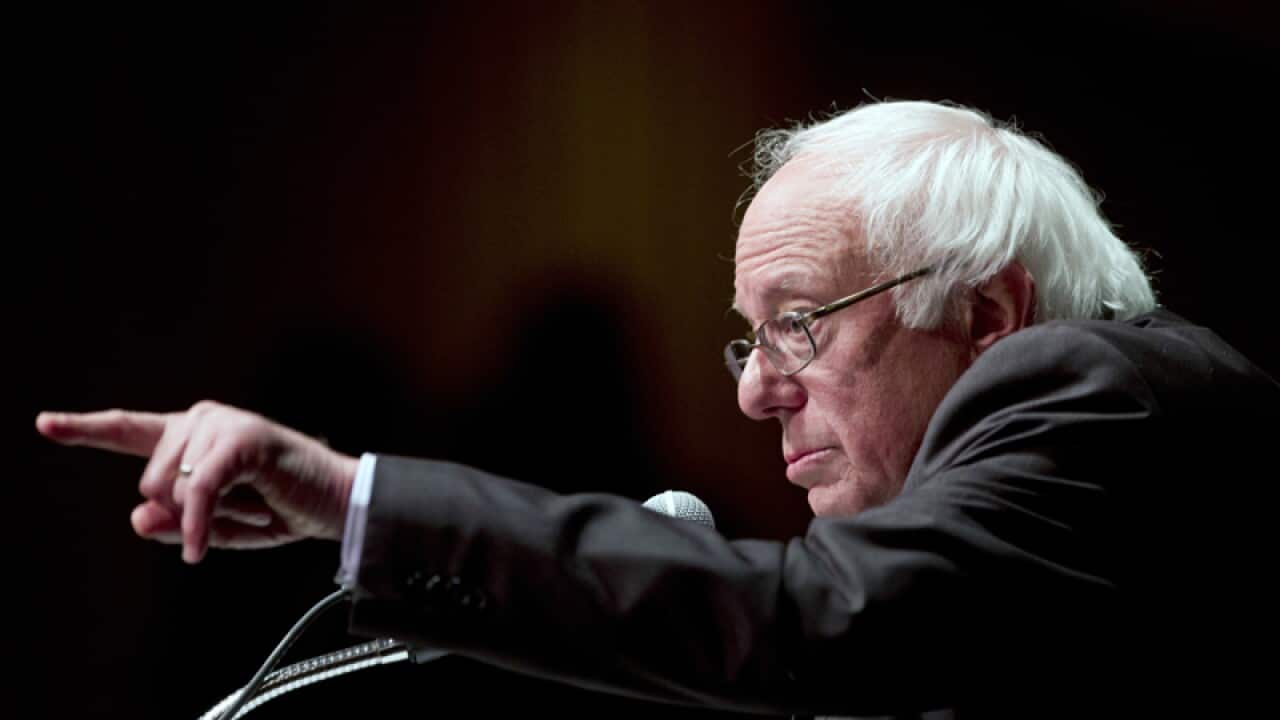 Democratic presidential candidate Sen. Bernie Sanders